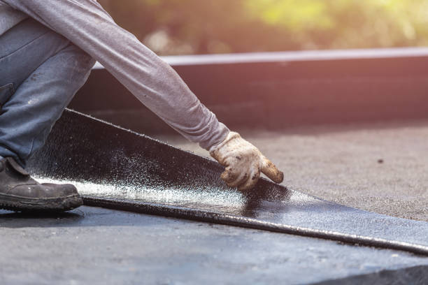 Professional Exterior Waterproofing technician working in Princeton Junction, NJ